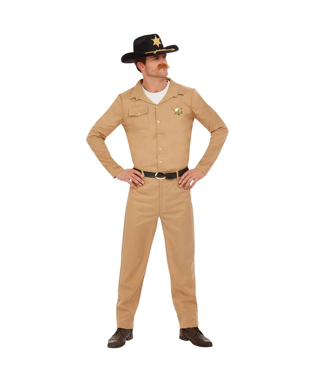 80s Sheriff Retro Kostüm Für Herren – Bild 2