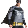 Batman Muskel Kostüm-Shirt Mit Maske & Cape
