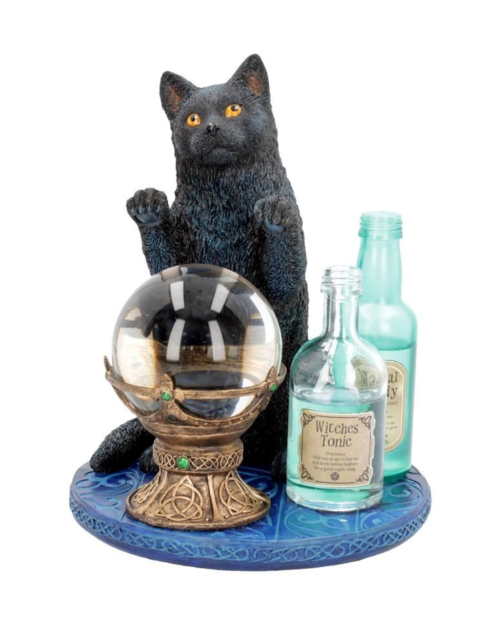 Der Hexenlehrling Katzenfigur 19,5cm