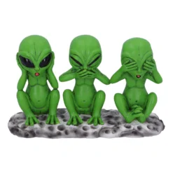 Drei Weise Aliens Statue 16cm
