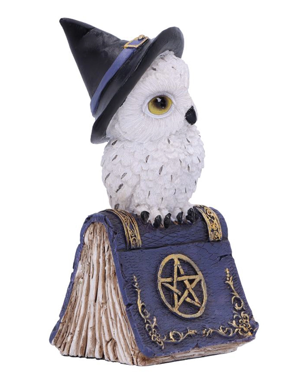 Eule Mit Pentagramm Zauberbuch 12,5cm – Bild 4