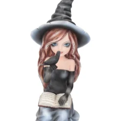 Hexenfigur Regan Mit Rabe 15cm