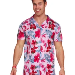 Hawaii Hemd Mit Flamingo