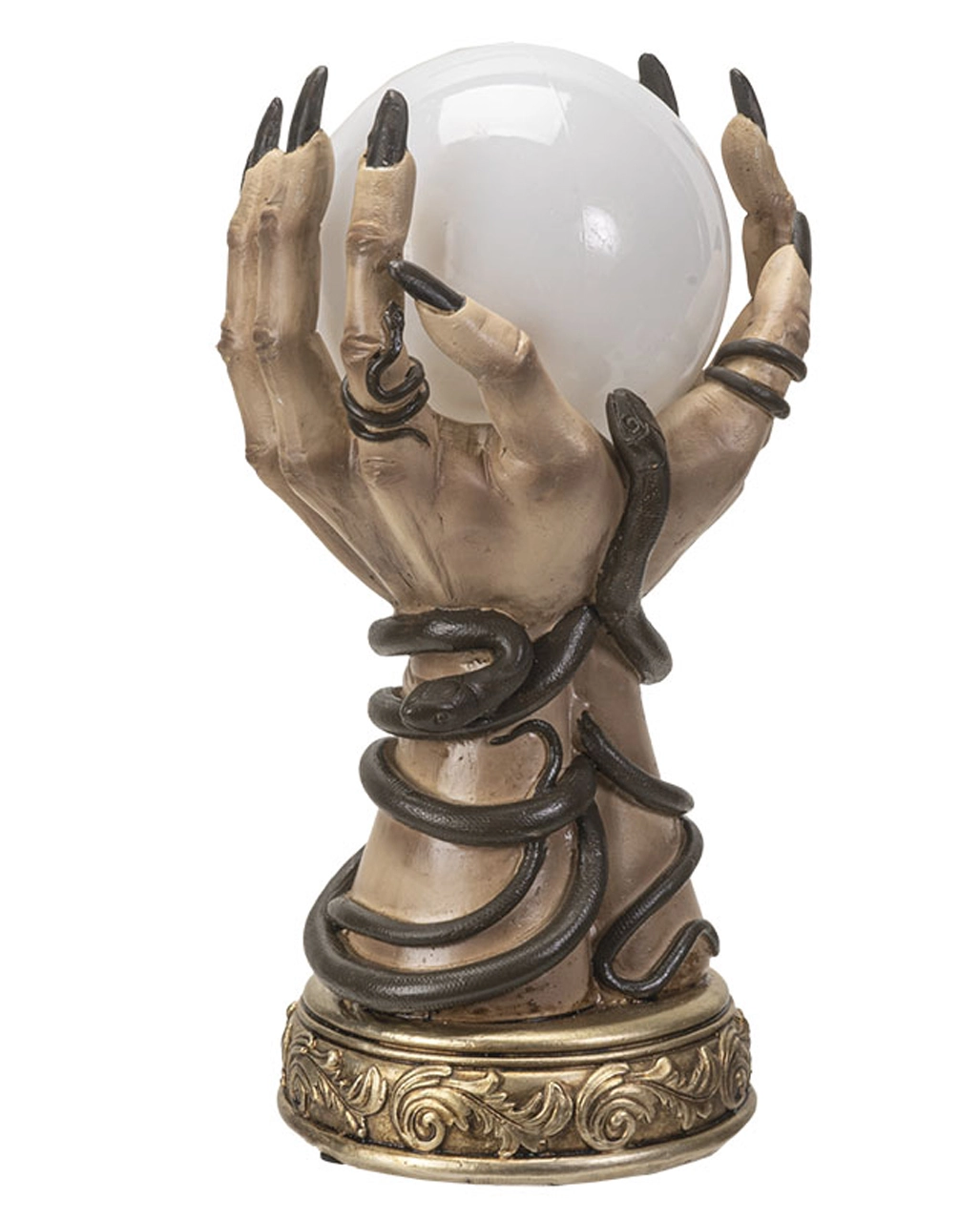 Wahrsagerin Hände Mit LED Kugel 27cm – Bild 3