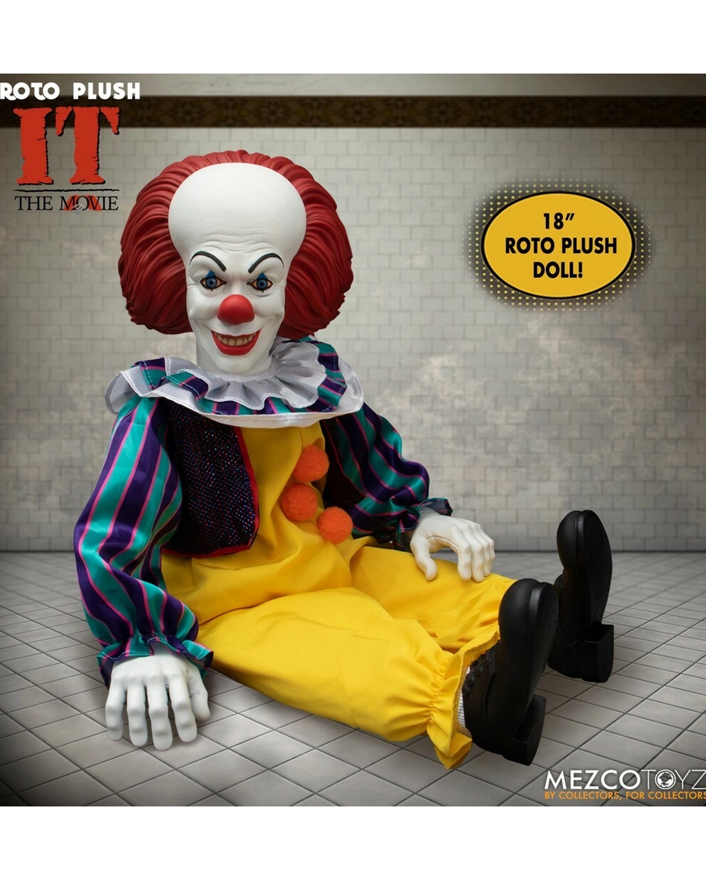 IT 1990: Pennywise Roto Plush Figur 45cm – Bild 5