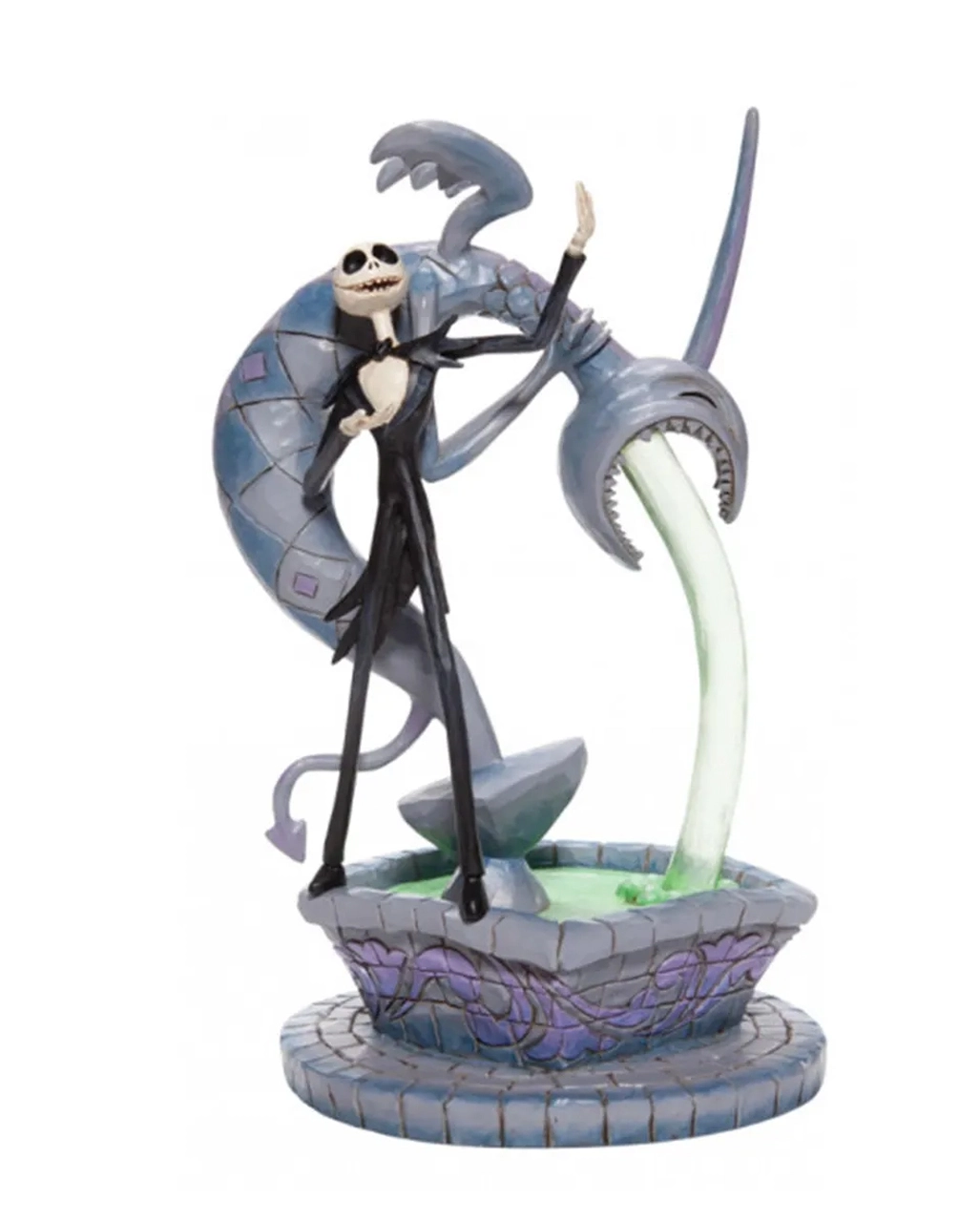Jack Skellington Auf Dem Brunnen Figur 24cm