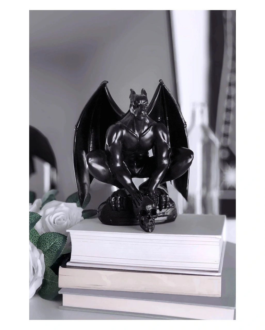 Schwarze Gargoyle Figur KILLSTAR – Bild 2