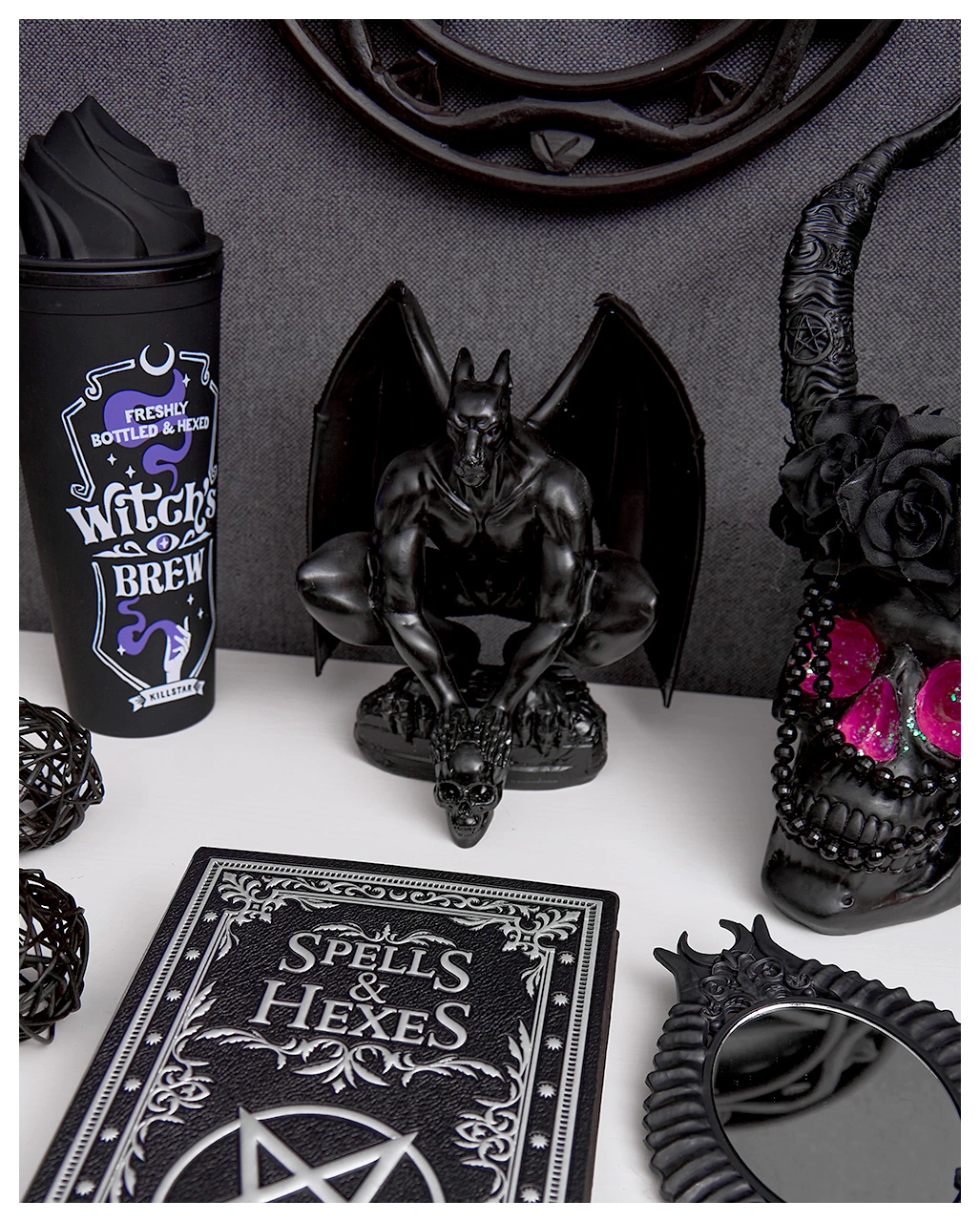 Schwarze Gargoyle Figur KILLSTAR – Bild 3