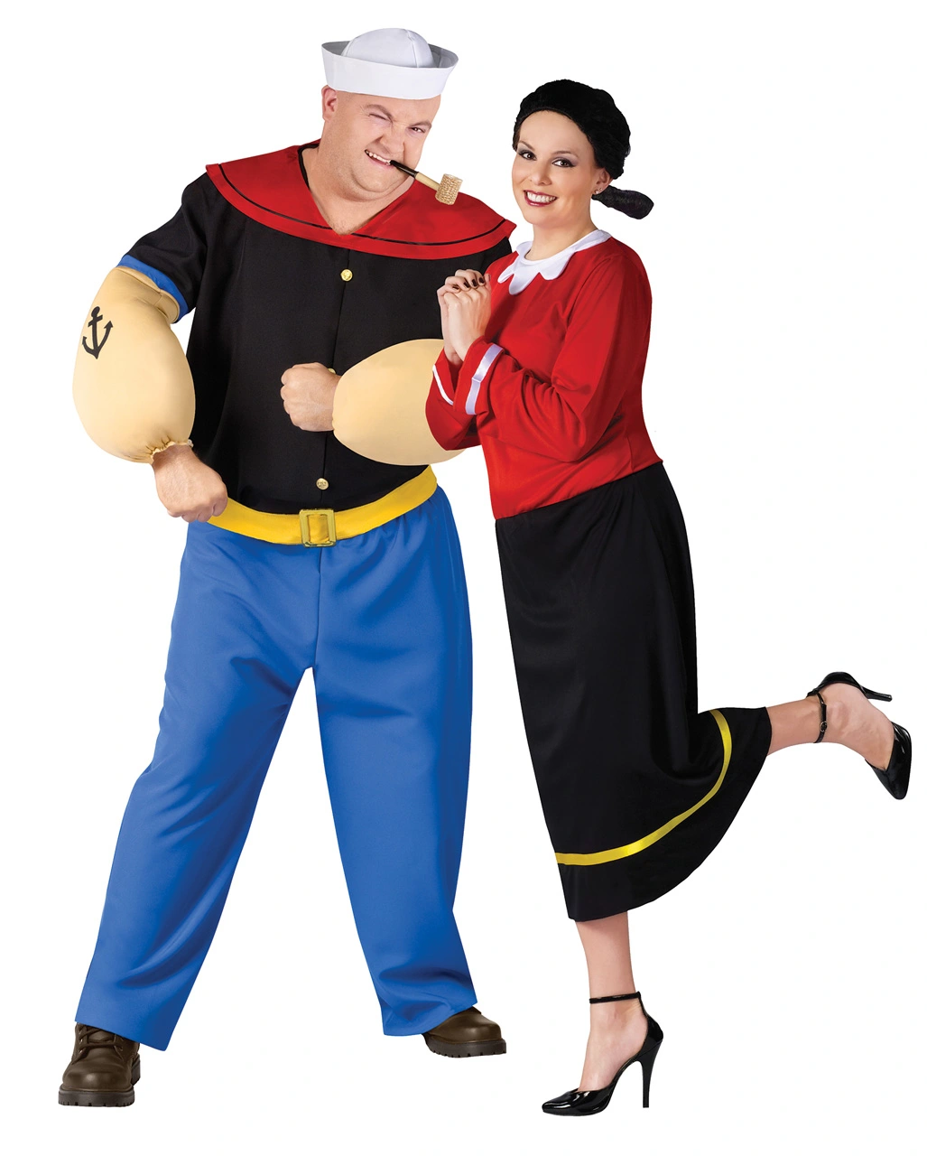 Original Plus Size Popeye Kostüm – Bild 2