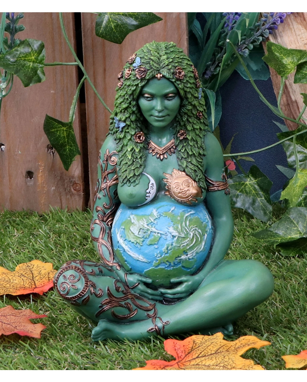 Himmlische Mutter Erde Figur 17,5cm – Bild 6