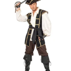 Piraten Commander Männer Kostüm