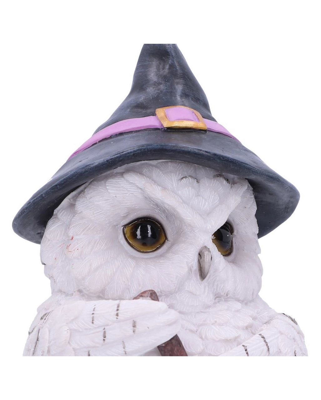 Zauberhafte Schneeeule Mit Hexenkessel – Bild 5