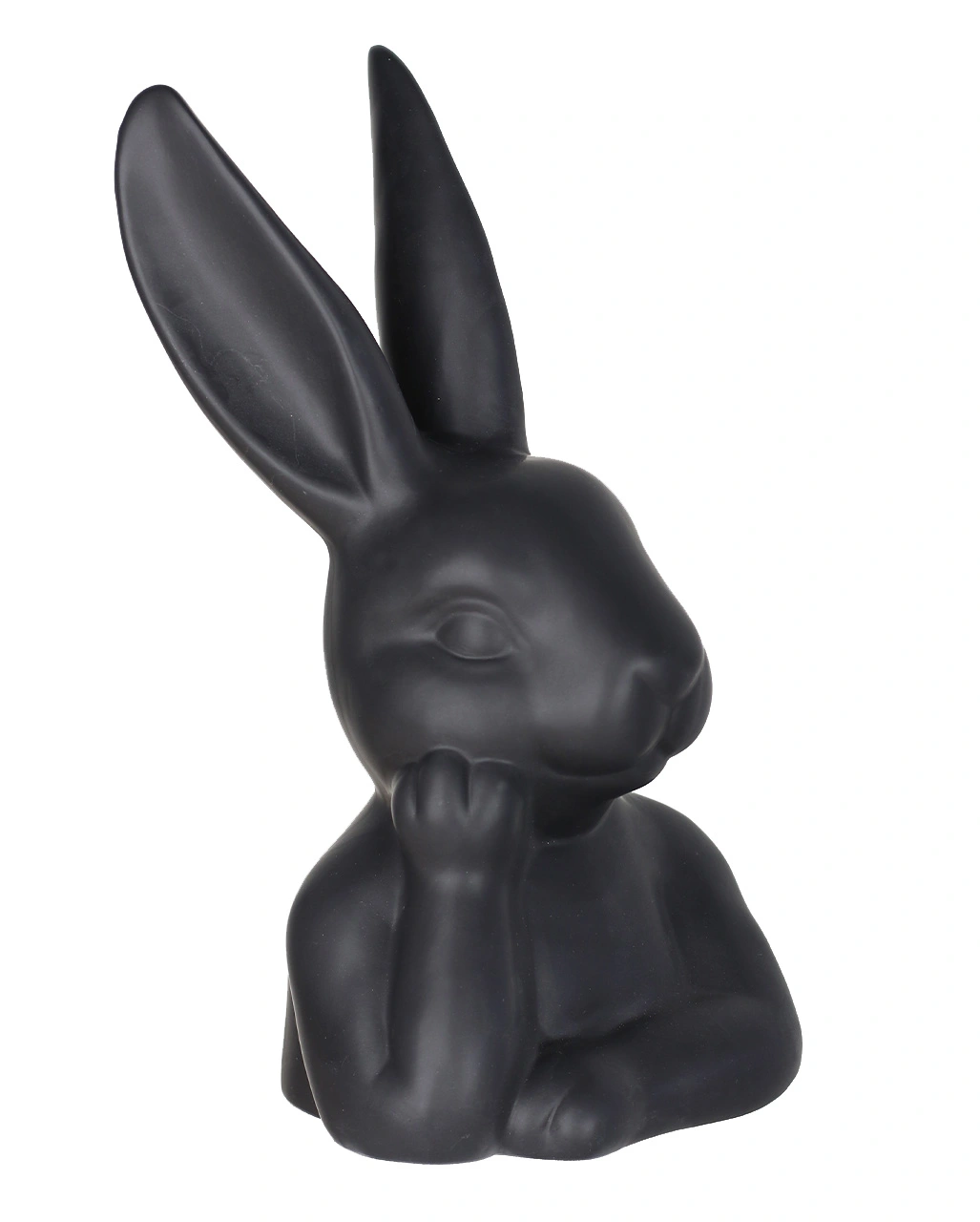 Hasenbüste Schwarz 29,5cm