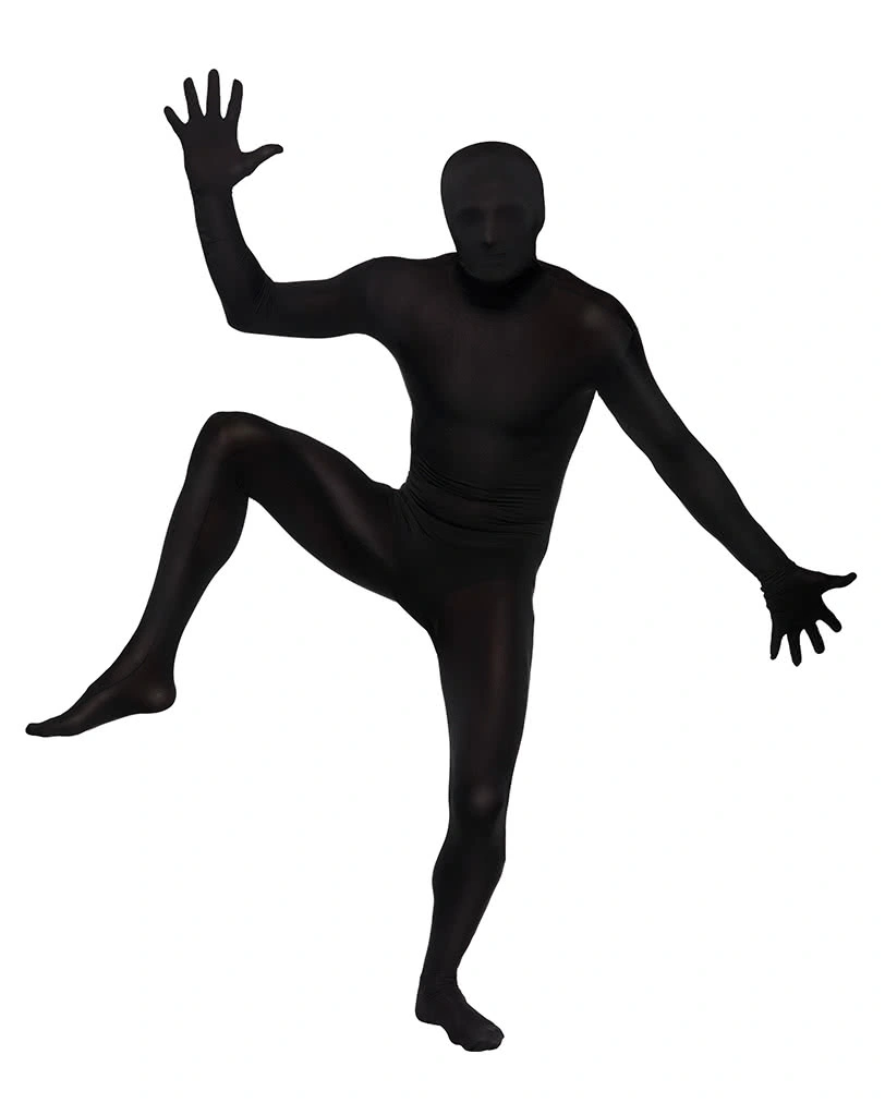 Second Skin Suit Mit Gürteltasche In Schwarz – Bild 2