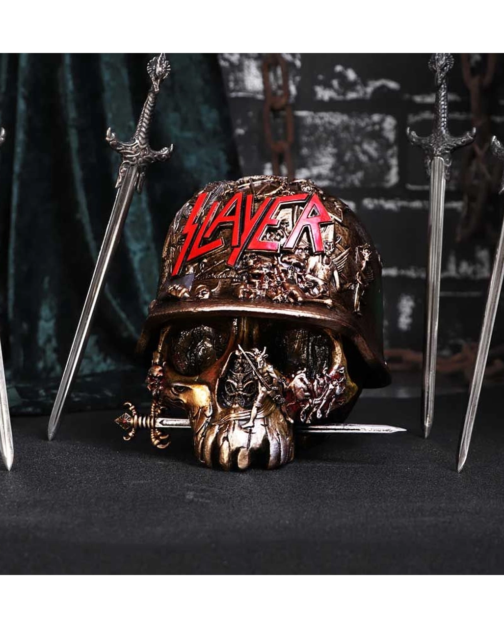 Slayer Totenschädel Aufbewahrungsbox 17,5cm – Bild 7