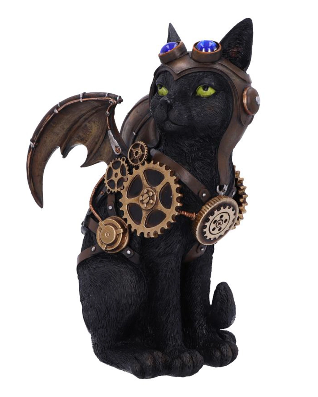 Feline Flight Steampunk Katzen Figur 22,7cm – Bild 2