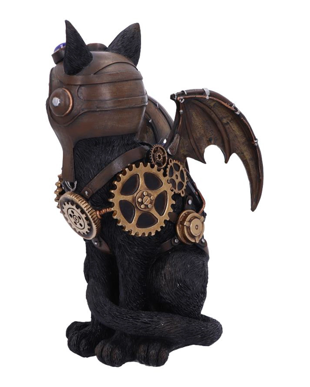 Feline Flight Steampunk Katzen Figur 22,7cm – Bild 4