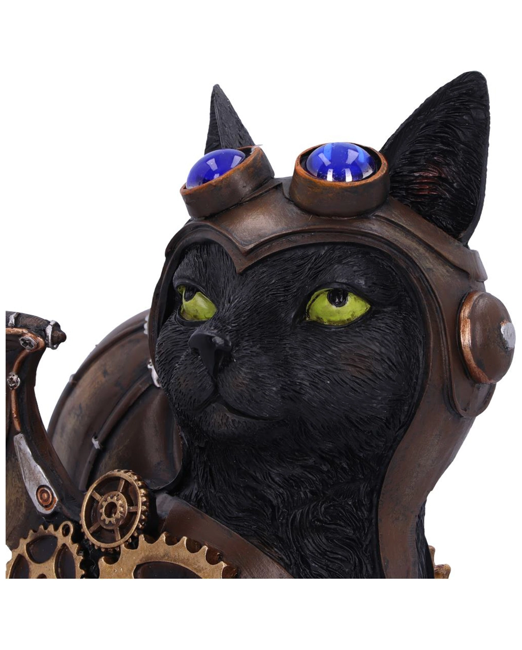 Feline Flight Steampunk Katzen Figur 22,7cm – Bild 5