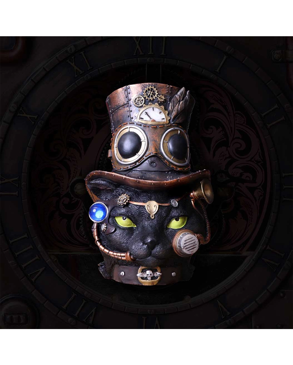 Felius Moog Steampunk Katzen Figur 28,8cm – Bild 7