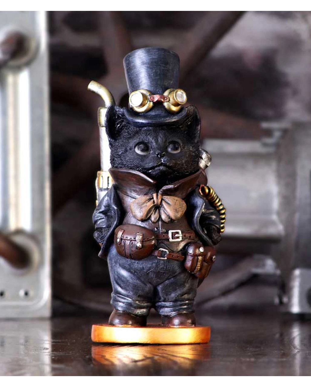Steamsmith's Steampunk Katzenfigur 19,5cm – Bild 7