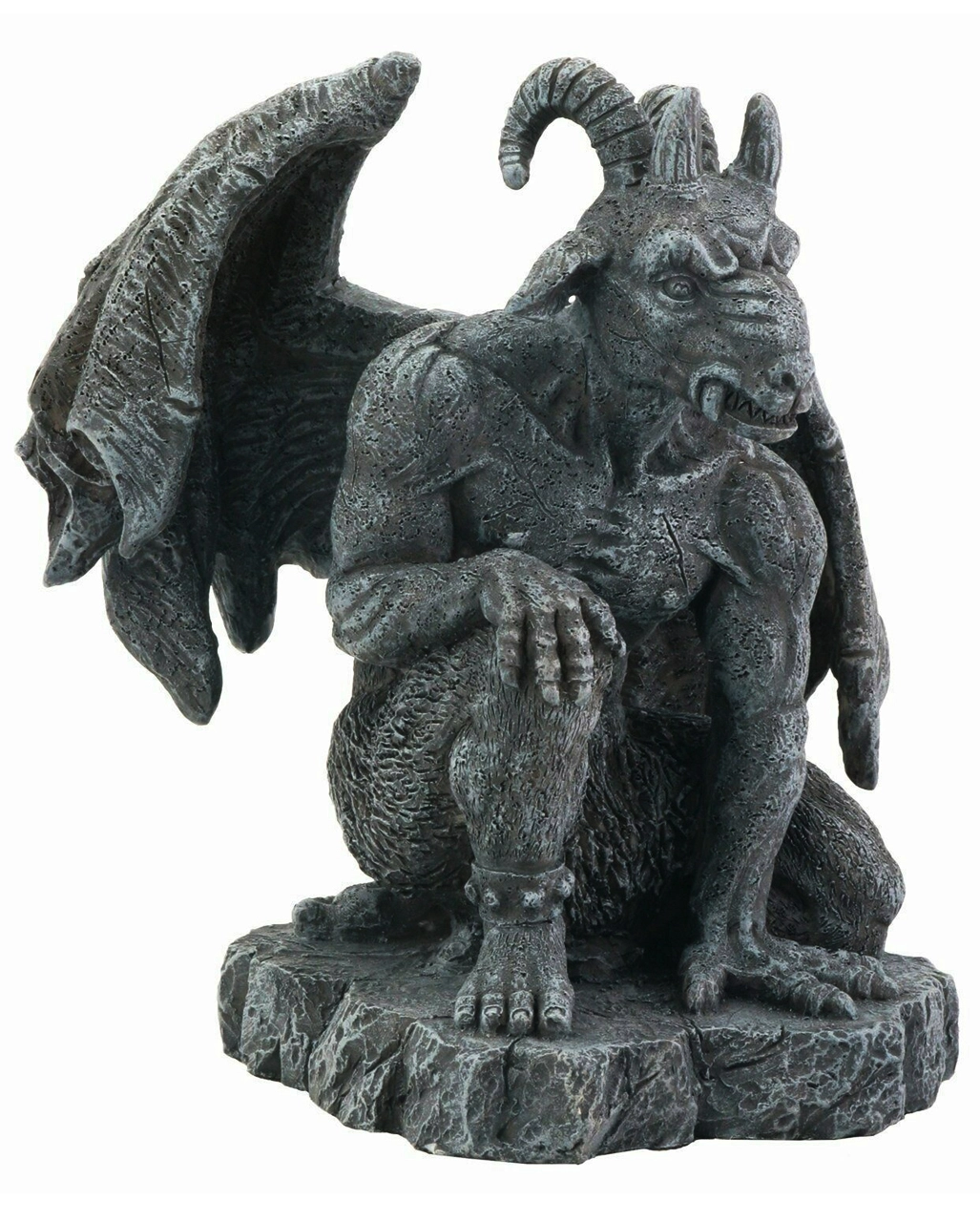 Gargoyle Figur Mit Ziegenkopf