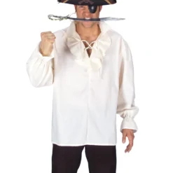Piratenhemd Mit Rüschenkragen