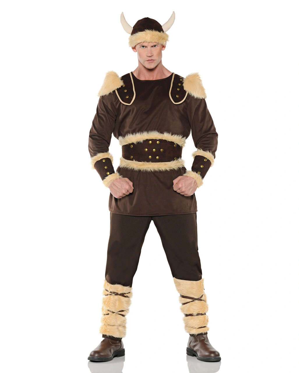 Wikinger Männerkostüm Mit Zubehör